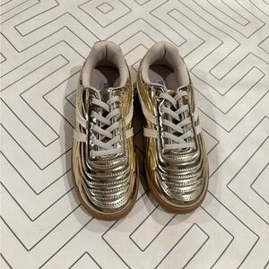 New Steve Madden Gold Sneakers